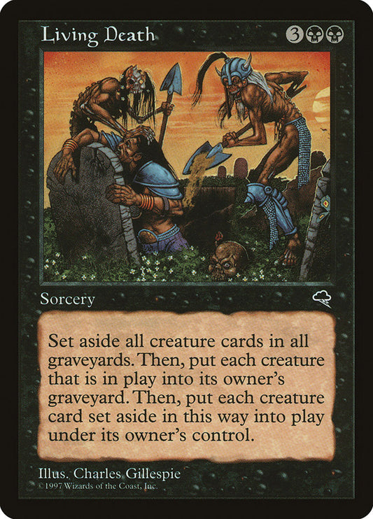 MTG Card Title: Living Death TMP/142