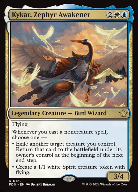 MTG Card Title: Kykar, Zephyr Awakener FDN/122