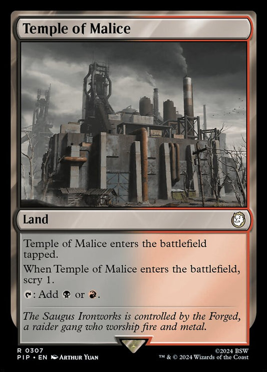 MTG Card Title: Temple of Malice PIP/307