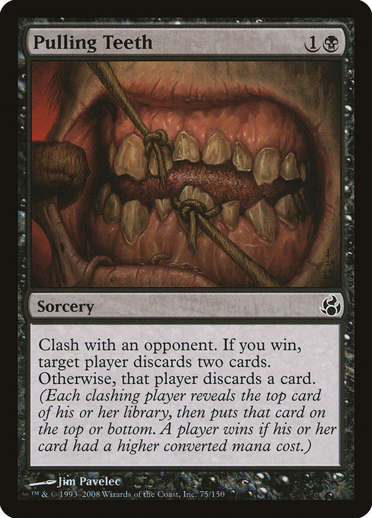 MTG Card Title: Pulling Teeth MOR/75