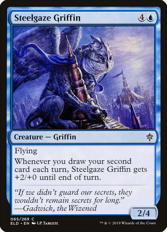 MTG Card Title: Steelgaze Griffin ELD/65