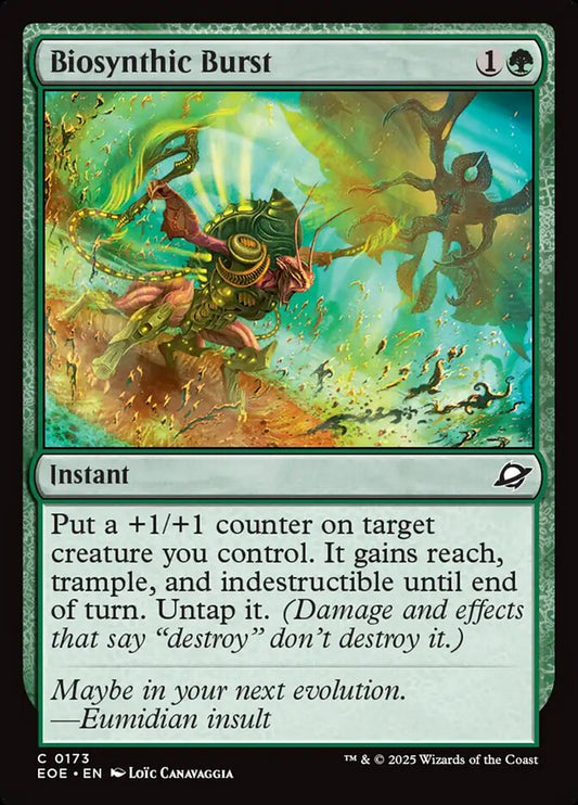 MTG Card Title: Biosynthic Burst EOE/173