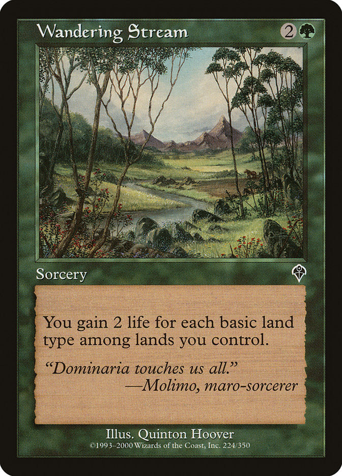 MTG Card Title: Wandering Stream INV/224