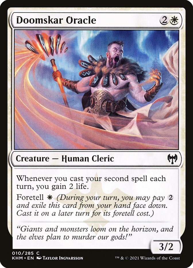 MTG Card Title: Doomskar Oracle KHM/10