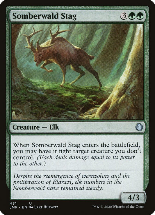 MTG Card Title: Somberwald Stag JMP/431