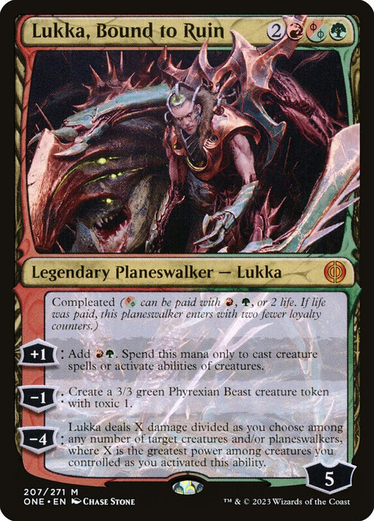 MTG Card Title: Lukka, Bound to Ruin ONE/207