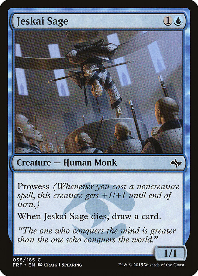 MTG Card Title: Jeskai Sage FRF/38