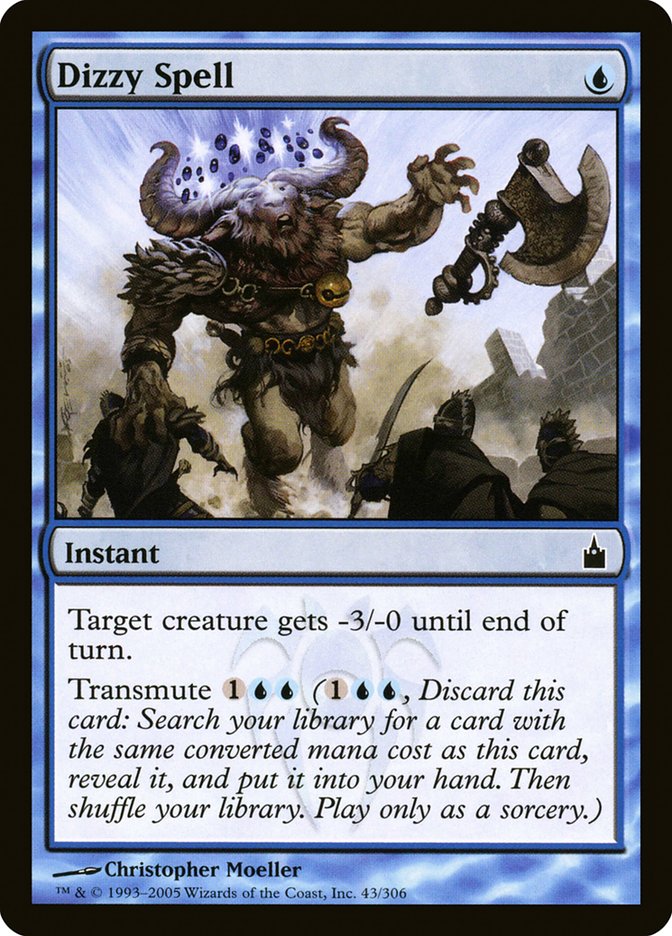 MTG Card Title: Dizzy Spell RAV/43