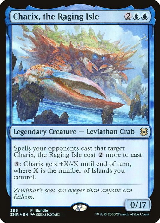 MTG Card Title: Charix, the Raging Isle ZNR/386