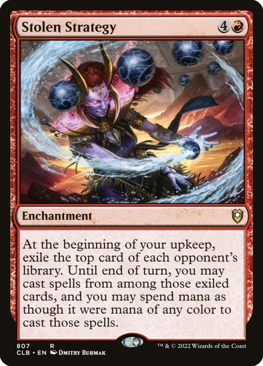 MTG Card Title: Stolen Strategy CLB/807