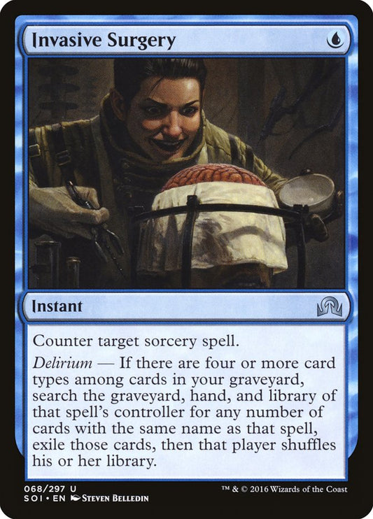 MTG Card Title: Invasive Surgery SOI/68