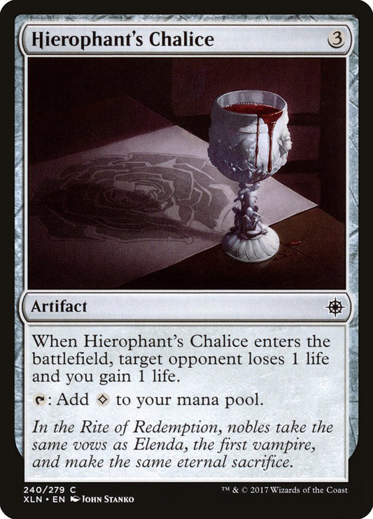 MTG Card Title: Hierophant's Chalice XLN/240