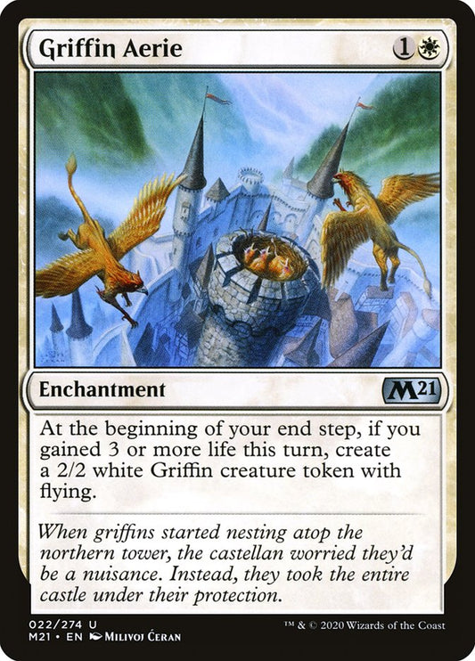 MTG Card Title: Griffin Aerie M21/22