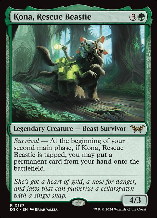 MTG Card Title: Kona, Rescue Beastie DSK/187