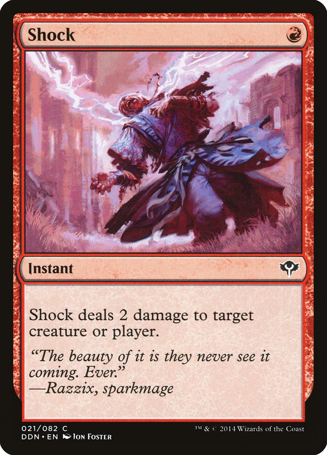 MTG Card Title: Shock DDN/21