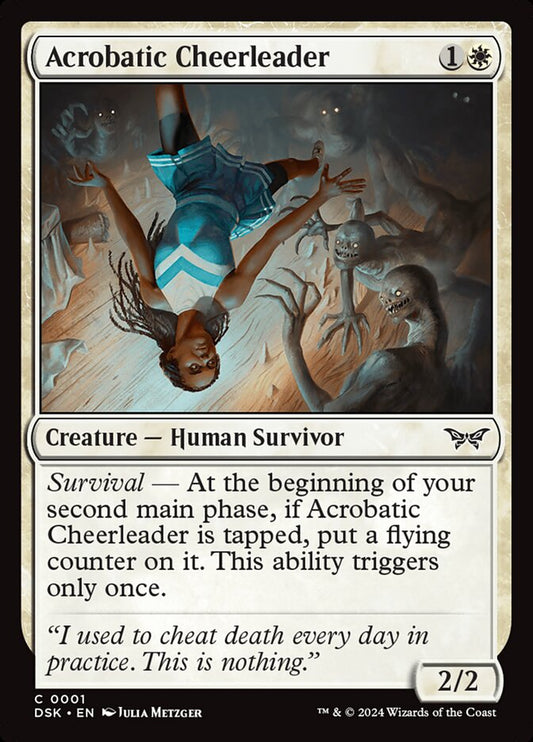 MTG Card Title: Acrobatic Cheerleader DSK/1