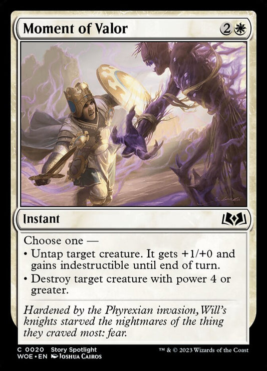 MTG Card Title: Moment of Valor WOE/20