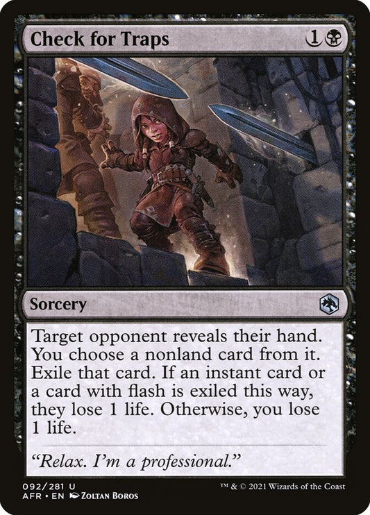 MTG Card Title: Check for Traps AFR/92