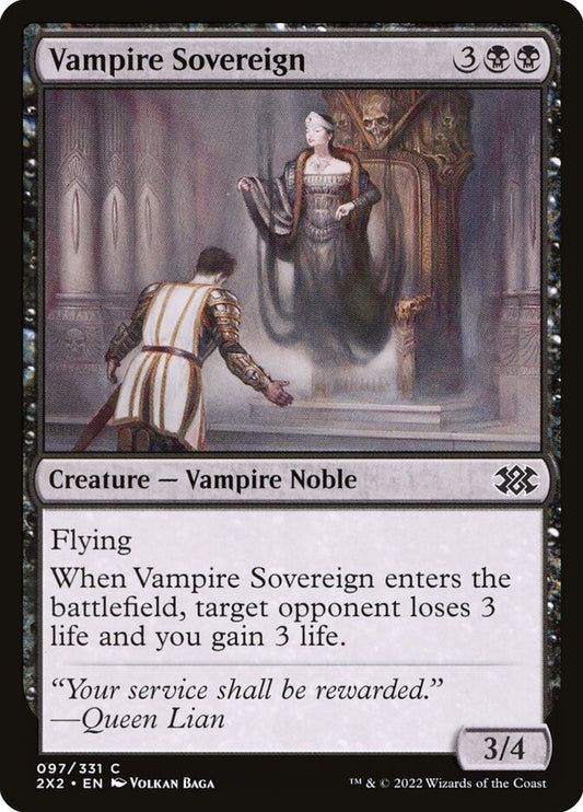 MTG Card Title: Vampire Sovereign 2X2/97