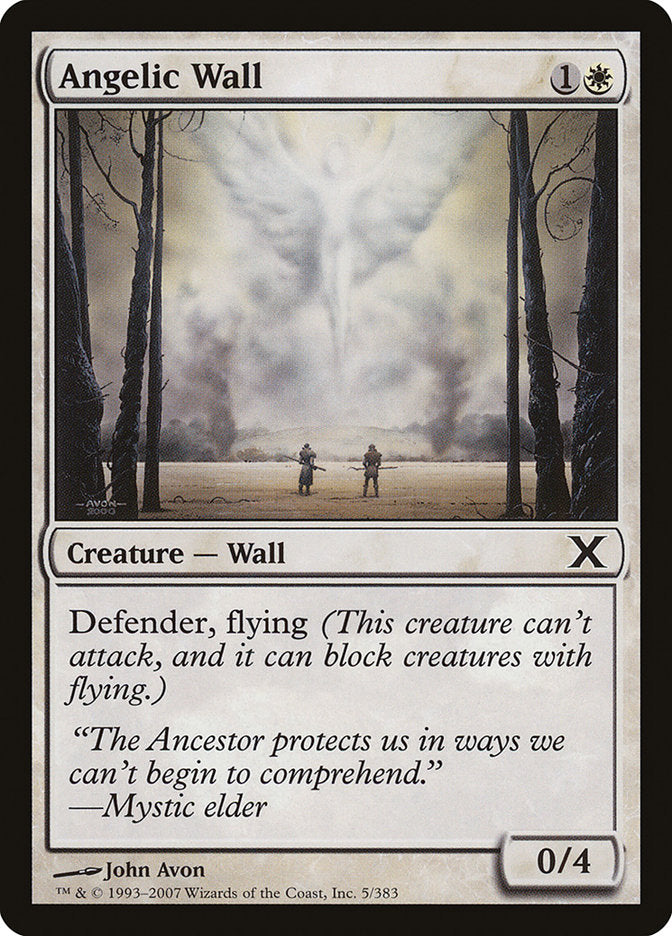 MTG Card Title: Angelic Wall 10E/5