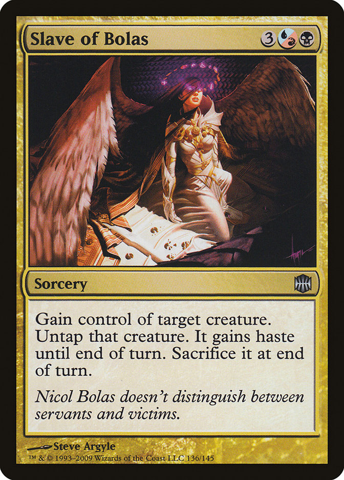 MTG Card Title: Slave of Bolas ARB/136