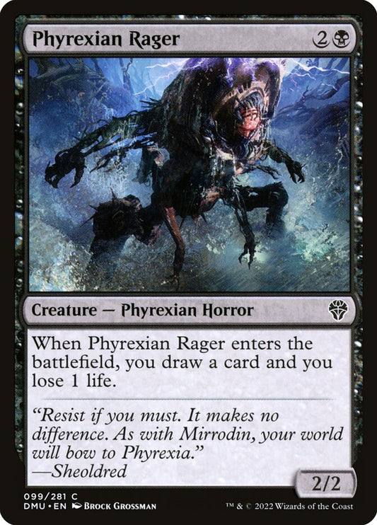 MTG Card Title: Phyrexian Rager DMU/99