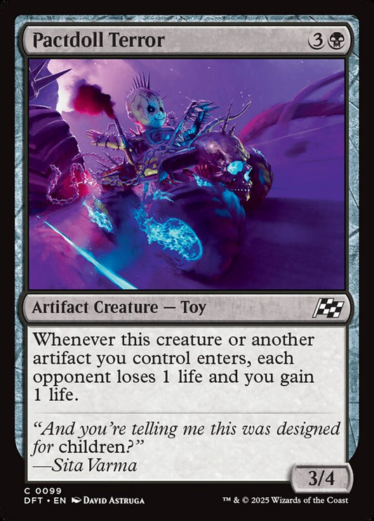 MTG Card Title: Pactdoll Terror DFT/99
