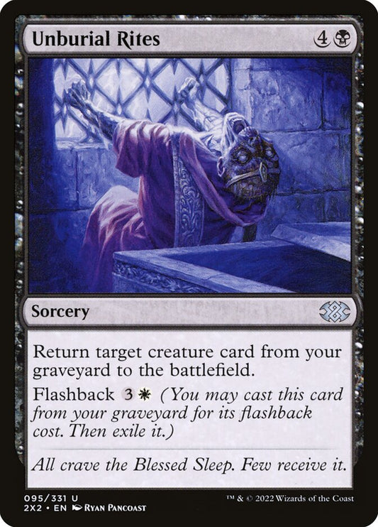MTG Card Title: Unburial Rites 2X2/95