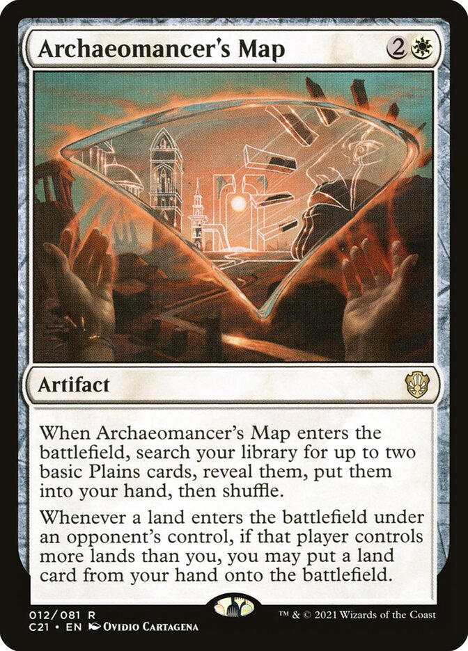 MTG Card Title: Archaeomancer's Map C21/12