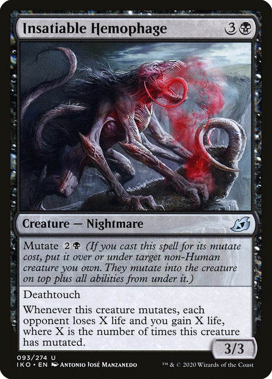 MTG Card Title: Insatiable Hemophage IKO/93