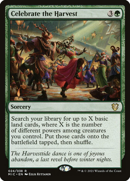 MTG Card Title: Celebrate the Harvest MIC/24