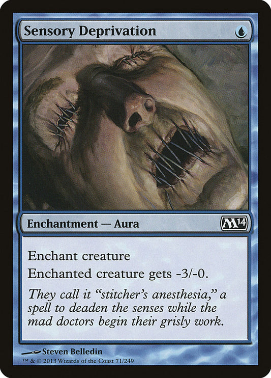 MTG Card Title: Sensory Deprivation M14/71