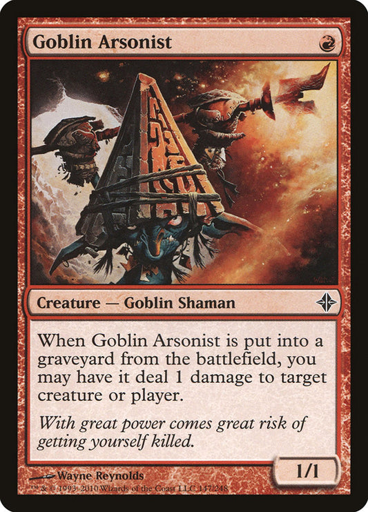 MTG Card Title: Goblin Arsonist ROE/147
