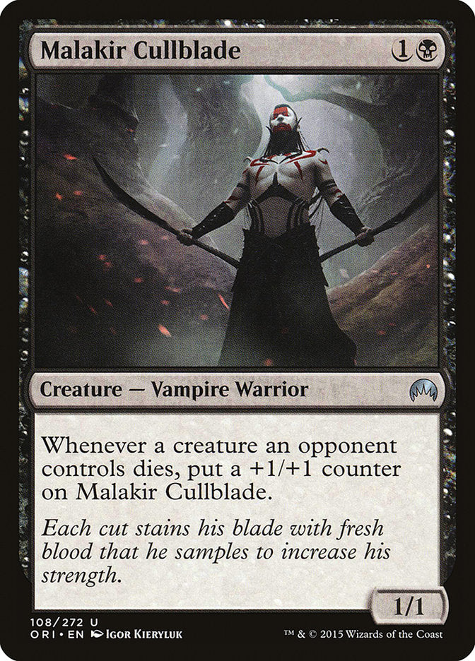 MTG Card Title: Malakir Cullblade ORI/108