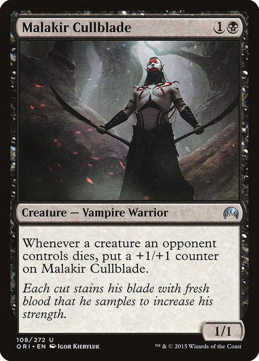 MTG Card Title: Malakir Cullblade ORI/108