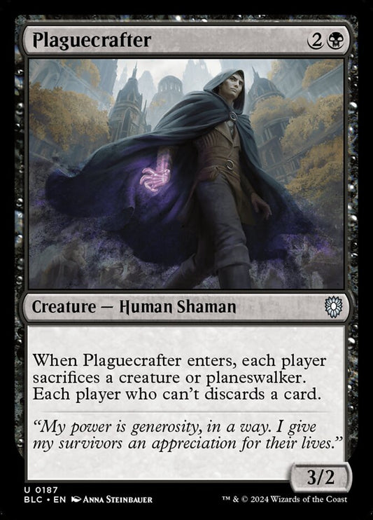 MTG Card Title: Plaguecrafter BLC/187