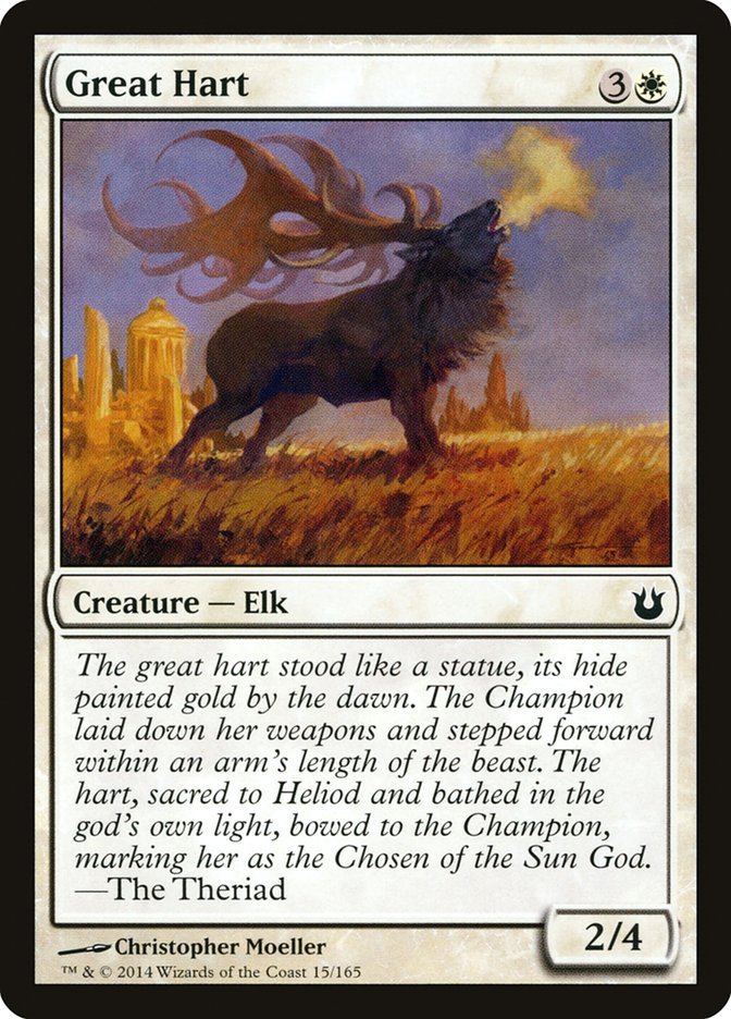 MTG Card Title: Great Hart BNG/15