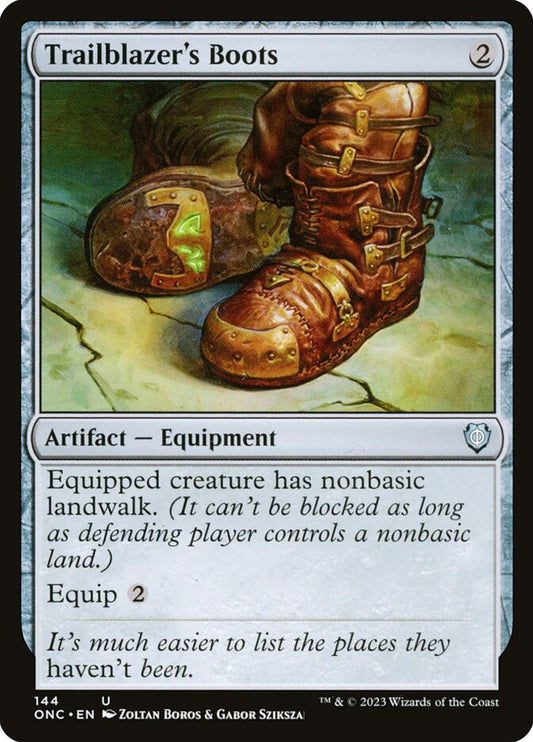 MTG Card Title: Trailblazer's Boots ONC/144