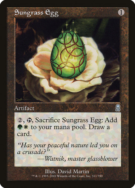 MTG Card Title: Sungrass Egg ODY/311