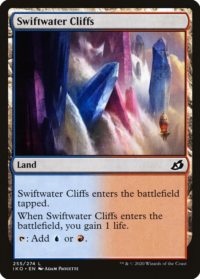 MTG Card Title: Swiftwater Cliffs IKO/255