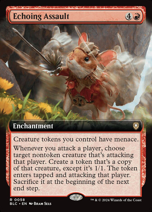 MTG Card Title: Echoing Assault BLC/58