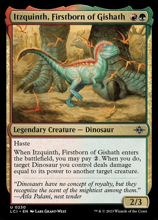 MTG Card Title: Itzquinth, Firstborn of Gishath LCI/230