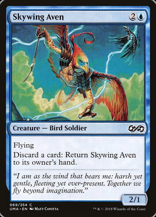 MTG Card Title: Skywing Aven UMA/69