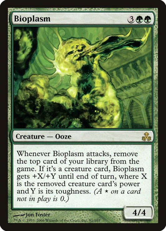 MTG Card Title: Bioplasm GPT/81