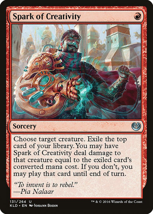 MTG Card Title: Spark of Creativity KLD/131