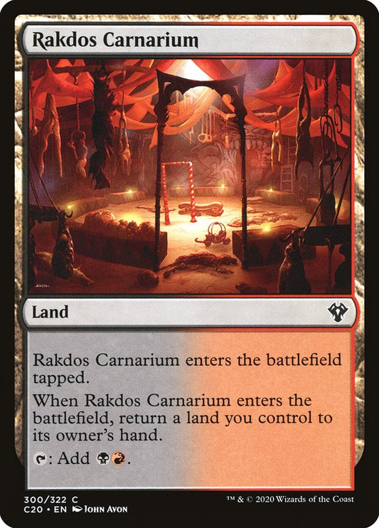 MTG Card Title: Rakdos Carnarium C20/300