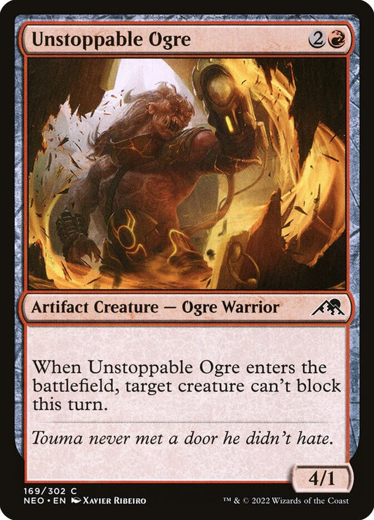 MTG Card Title: Unstoppable Ogre NEO/169