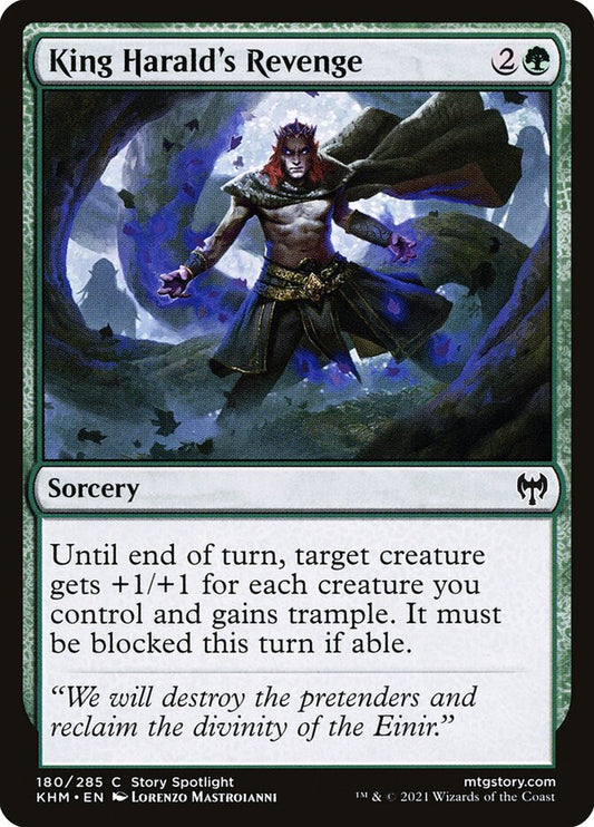 MTG Card Title: King Harald's Revenge KHM/180