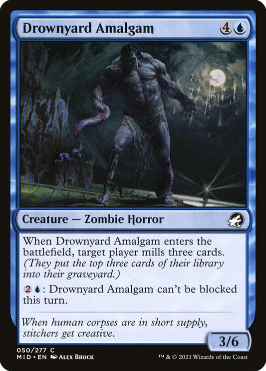 MTG Card Title: Drownyard Amalgam MID/50