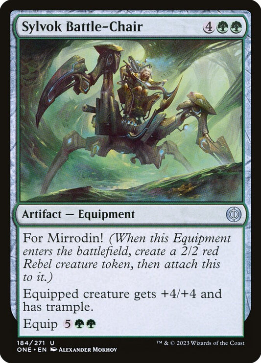 MTG Card Title: Sylvok Battle-Chair ONE/184